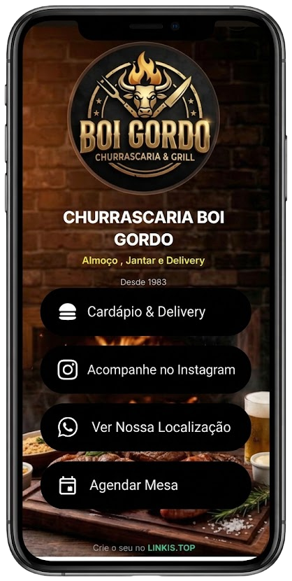 Churrascaria Boi Gordo - Cartão Digital Interativo Linkis